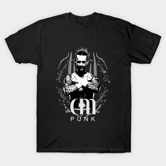 vintage cm punk T-Shirt by rootrider88